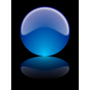 download Glossy Sphere W Reflex Esfera Brillante Con Reflejo clipart image with 0 hue color