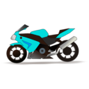 download Bike clipart image with 180 hue color
