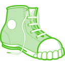 download Blue Boot clipart image with 270 hue color
