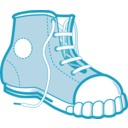 download Blue Boot clipart image with 0 hue color