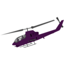 download Helicopter clipart image with 180 hue color