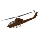 download Helicopter clipart image with 270 hue color