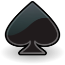 download Emblem Spades clipart image with 135 hue color