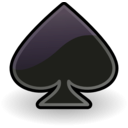 download Emblem Spades clipart image with 225 hue color
