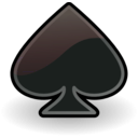 download Emblem Spades clipart image with 315 hue color