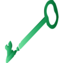 download Key Icon clipart image with 135 hue color