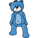 download Toy Bear clipart image with 180 hue color