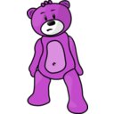download Toy Bear clipart image with 270 hue color