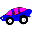 download Sportycar001 clipart image with 180 hue color