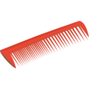 download Comb clipart image with 0 hue color