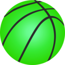 download Vector Basketball clipart image with 90 hue color