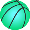 download Vector Basketball clipart image with 135 hue color