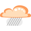download Drakoon Rain Cloud 2 clipart image with 180 hue color