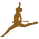 download Baton Twirler Silhouette clipart image with 180 hue color