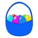 download Easter Eggs clipart image with 180 hue color