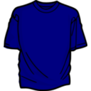 download T Shirt Blue clipart image with 0 hue color
