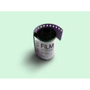 download Film clipart image with 270 hue color
