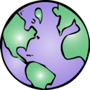 download Globe Icon clipart image with 45 hue color