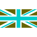 download Flag Of The United Kingdom clipart image with 180 hue color