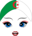 Pretty Algerian Girl Smiley Emoticon