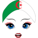 download Pretty Algerian Girl Smiley Emoticon clipart image with 0 hue color