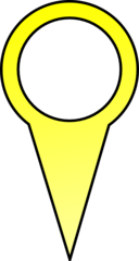 Yellow Map Pin