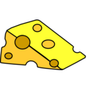 download A Piece Of Cheese clipart image with 0 hue color