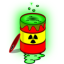 download Toxic Nuclear Barrel clipart image with 0 hue color