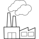 download Usine Factory clipart image with 90 hue color