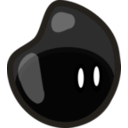 download Black Jelly clipart image with 135 hue color