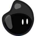 download Black Jelly clipart image with 315 hue color