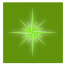 download Glowing Fantasy Star Cool clipart image with 90 hue color