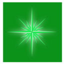 download Glowing Fantasy Star Cool clipart image with 135 hue color