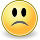 download Tango Face Sad clipart image with 0 hue color