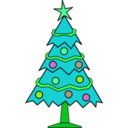 download Sapin 02 Xmas clipart image with 90 hue color
