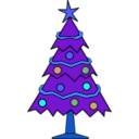 download Sapin 02 Xmas clipart image with 180 hue color