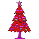 download Sapin 02 Xmas clipart image with 270 hue color
