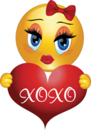 Xoxo Girl Smiley Emoticon