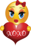 Xoxo Girl Smiley Emoticon