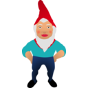 download Garden Gnome clipart image with 0 hue color