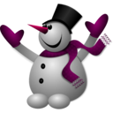 download Happy Snowman 2 clipart image with 315 hue color