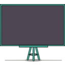 download Chalkboard clipart image with 135 hue color