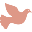 download Dove clipart image with 180 hue color