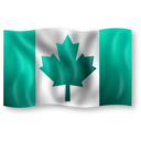 download Canadian Flag 8 clipart image with 180 hue color