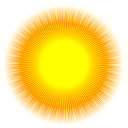 download Sun Abstract Design clipart image with 0 hue color