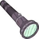 download Flashlight clipart image with 90 hue color