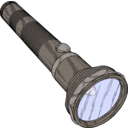 download Flashlight clipart image with 180 hue color