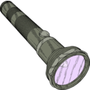 download Flashlight clipart image with 225 hue color