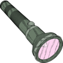 download Flashlight clipart image with 270 hue color