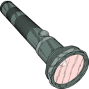 download Flashlight clipart image with 315 hue color